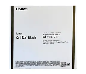 Canon originální toner T03 černá / imageRUNNER ADVANCE 715i/615i/525i/715iZ/615iZ/525iZ / 51.500 stran