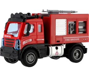 TEDDIES Hasičské auto na zpětné natažení / 13 cm / od 3 let