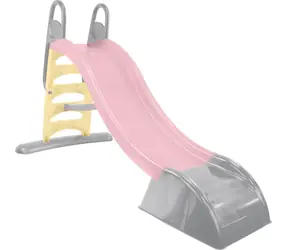 MOCHTOYS Skluzavka 180cm pastelová růžová / UV filtr / protiskluzové schůdky / 180 × 84 × 110 cm