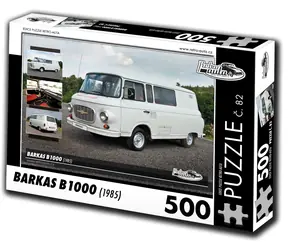 RETRO-AUTA Puzzle č. 82 Barkas B 1000 (1985) / 500 dílků / 48 × 36 cm