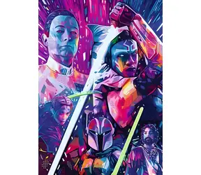 RAVENSBURGER Puzzle Star Wars Hyperspace: Ahsoka XXL / 500 dílků / velké díly