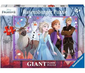 RAVENSBURGER Podlahové puzzle Ledové království / 60 dílků / 69x49 cm