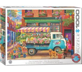 EUROGRAPHICS Puzzle Květinová dodávka / 1000 dílků / 68 x 48 cm