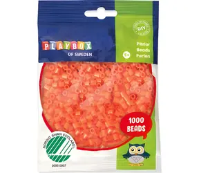 PLAYBOX Zažehlovací korálky oranžové / 1000 ks