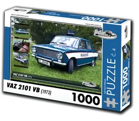 RETRO-AUTA Puzzle č. 4 Vaz 2101 VB (1973) / 1000 dílků