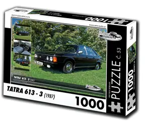 RETRO-AUTA Puzzle č. 53 Tatra 613-3 (1987) / 1000 dílků