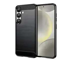 Hurtel Carbon Zadní kryt pro Xiaomi Redmi Turbo 4 a Poco X7 Pro černá / Kryt / Silikonový, karbonový vzhled