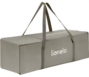 LIONELO Postýlka cestovní Mila 2v1 Beige Taupe / Skládací / Hmotnost 7,8 kg / Matrace 4 cm