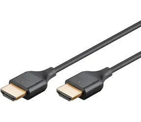 Goobay Slim 75295 černá / HDMI kabel / High Speed s Ethernetem / 4K 60Hz / 3 m