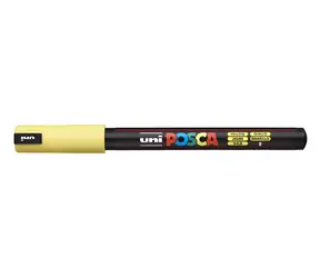 POSCA PC-1MR žlutá / Popisovač / Akrylový / Kulatý hrot 0,7 mm / Rychleschnoucí