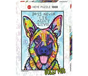 HEYE Puzzle Jolly Pets: Psi nikdy nelžou / 1000 dílků