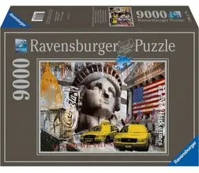 RAVENSBURGER Puzzle Metropole New York / 9000 dílků / 193 x 139 cm