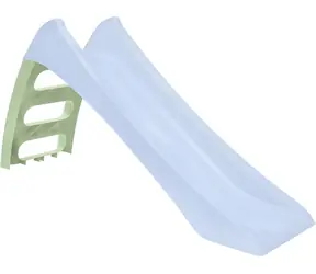 MOCHTOYS Skluzavka 116cm světle modrá / s napojením na hadici / protiskluzové schůdky / 123 × 36 × 62,5 cm