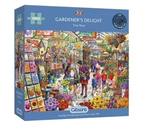 GIBSONS Puzzle Zahradníkovo potěšení / 1000 dílků / 68 x 49 cm