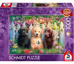 SCHMIDT Puzzle Roztomilá štěňátka / 1000 dílků