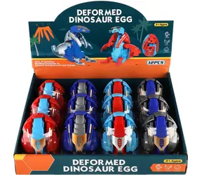 TEDDIES Skládací vajíčko Dinosaurus a robot / 1 ks / mix barev