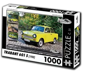 RETRO-AUTA Puzzle č. 31 Trabant 601 S (1988) / 1000 dílků / 66 × 47 cm