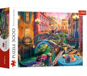 TREFL Puzzle Večer v Benátkách / 3000 dílků / 116 x 85 cm / Dospělí