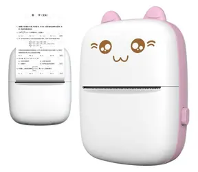 Hurtel HURC9 Kitty Mini růžová / Mobilní termotiskárna / Bluetooth / aplikace