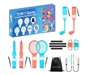 Hurtel Nintendo Switch Family Accessory Pack 2 oranžová/modrá / Sada příslušenství / 15 dílů