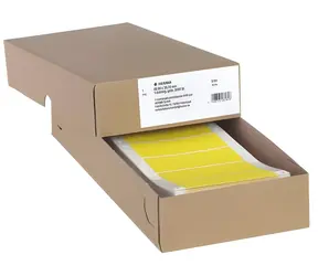 Herma Etikety do jehličkové tiskárny žluté 88,9x35,7 mm / Etikety / papír matný / 2000 ks