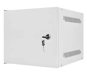 Lanberg WF10-2304-00S černá / Nástěnný rozvaděč / 10" / 4U / 280×310 mm / max. 20 kg