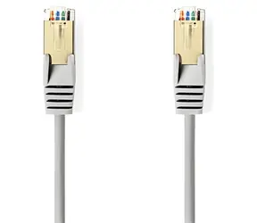 Nedis SF/UTP CAT5e 15m šedá / Patch kabel / RJ45-RJ45
