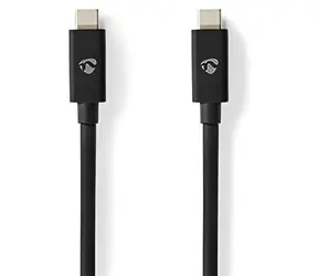 Nedis USB4 Gen 3x2 / Kabel USB-C - USB-C / 240 W / 8K 60Hz / 40 Gbps / 1 m