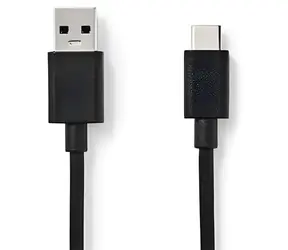 Nedis USB-C - USB-A kabel černá / Kabel USB / USB 3.0 / 1 m
