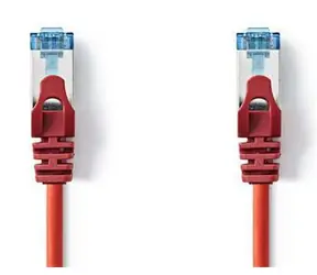 Nedis CAT6a červená / Síťový kabel / SF/UTP / RJ45 - RJ45 / 3 m