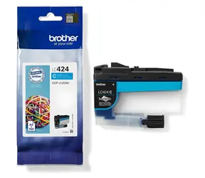 Brother LC-424C originální cartridge / DCP-J1200W / Modrá