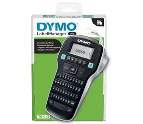 Dymo LabelManager 160 / Tiskárna samolepicích štítků / QWERTZ klávesnice / D1 pásky 6/9/12 mm / LCD displej