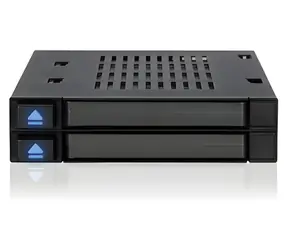 Icy Dock MB522SP-B černá / Backplane pro 2x 2,5"/3,5" HDD/SSD / SATA/SAS / 6 Gbit/s / Hot-Swap