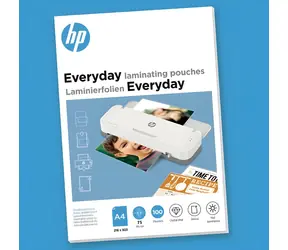 HP Laminovací fólie Everyday A4 75 mic / Laminovací fólie / 100 ks / lesklé