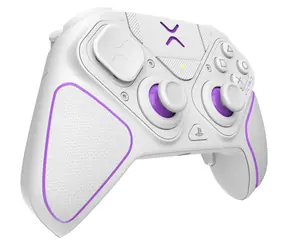 PDP Victrix Pro Hybrid bílá / Herní ovladač / bezdrátový/drátový / USB-C / výdrž baterie 20 h / PS5, PS4, PC