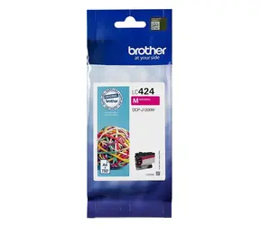 Brother LC-424M originální cartridge / DCP-J1200W / Purpurová
