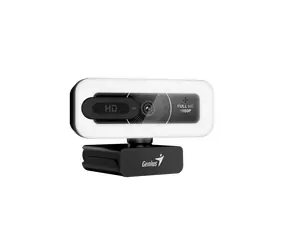 Genius FaceCam Light černá / Webkamera / FullHD 1080p / USB-C / LED přisvícení / mikrofon