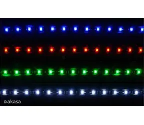 Akasa AK-LD05-50RD Vegas M červená / LED páska / 10x LED / magnetická / 50 cm / 12V
