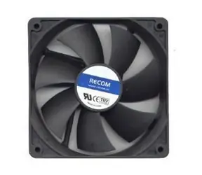 RECOM RC-8025B černá / Ventilátor / 80 mm / Blower