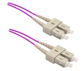 XtendLan FO patch SC-SC 3m / Optický patch kabel / 50/125 OM4 duplex / LS0H