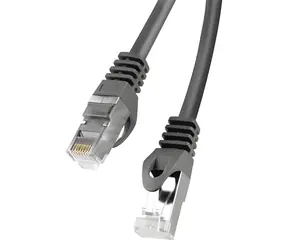 Lanberg CAT6 FTP 0,25 m černá / Patch kabel / RJ45-RJ45 / Fluke Passed