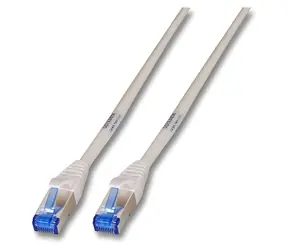 EFB Cat6a S/FTP 10 m šedá / Patch kabel / RJ45-RJ45 / PVC / 10 Gbit/s