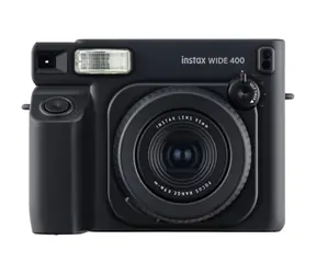 Fujifilm Instax WIDE 400 černá / Instantní fotoaparát / formát papíru 86 x 108 mm / 4x AA baterie