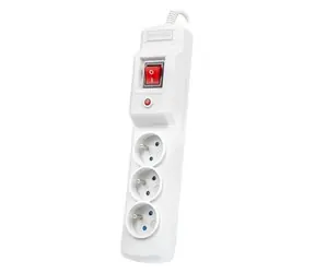 Armac Multi M3 šedá / Přepěťová ochrana / 3 zásuvky / 5 m kabel / 2500 W