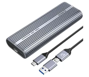 Orico externí box M.2 NVMe SSD kovový / Externí box na SSD / USB-C 40 Gbps / s ventilátorem