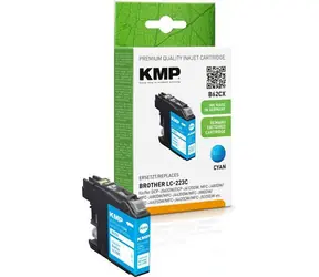 KMP B62CX azurová / Inkoustová cartridge / náhrada za Brother LC-223C / 550 stran