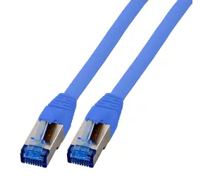 EFB Cat6a S/FTP superflex modrá / Patch kabel / RJ45-RJ45 / 1 m / 10Gbit