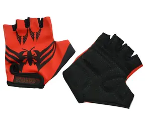 Rulyt Truly Junior červená / Dětské cyklistické rukavice / vel. 5 / suchý zip