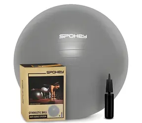 Spokey FITBALL Gymnastický míč šedý / 65 cm