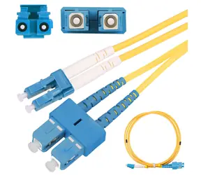 Extralink SC/UPC-LC/UPC / Patchcord / Jednomódový / Duplex / G652D / 1 m